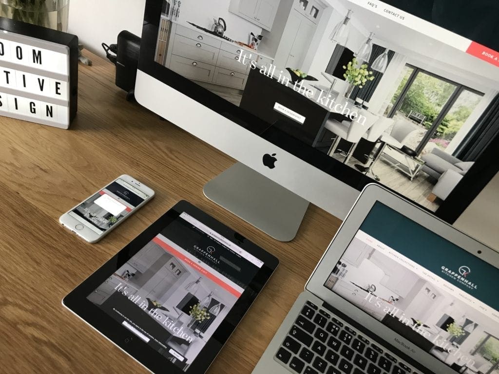 website design cheshire for Grappenhall Kitchen Company