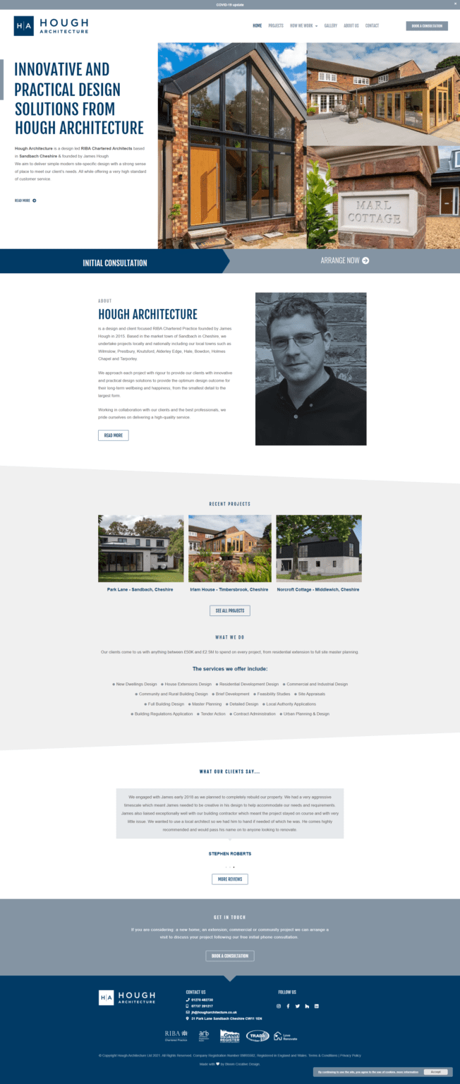 Hough Architecture full website