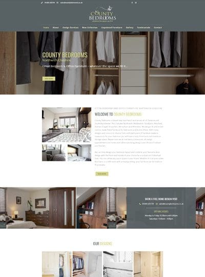 County Bedrooms Northwich Website