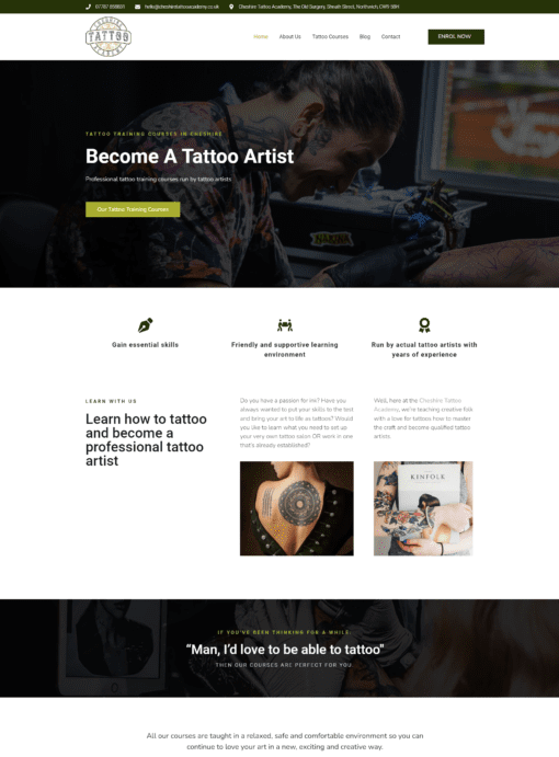 Cheshire Tattoo Academy