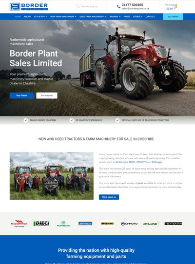 Border Plant Sales Website