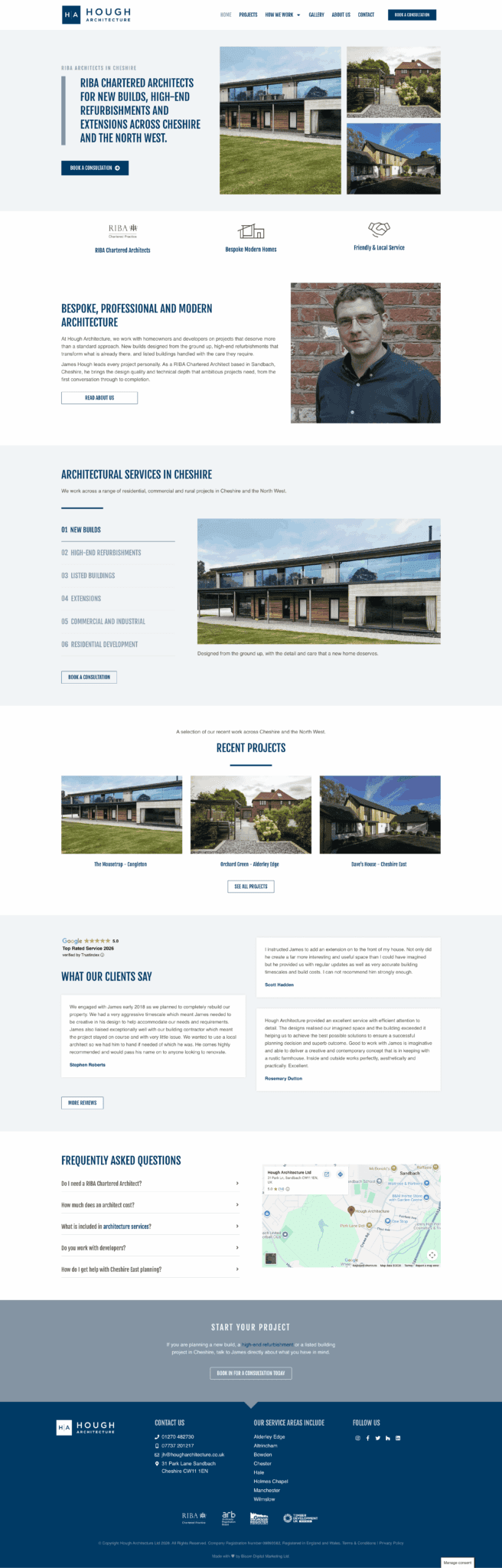 hough architecture home page portfolio