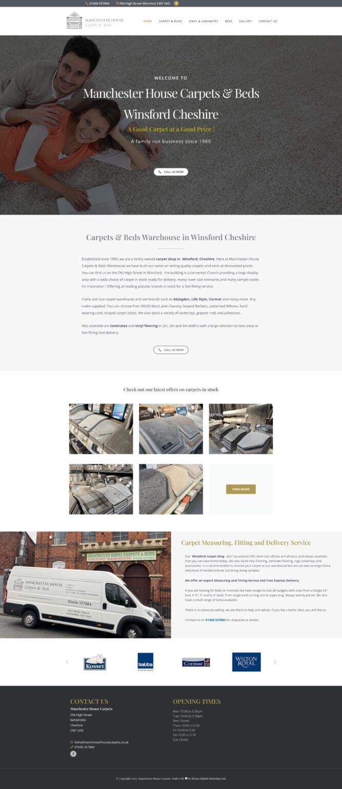 manchester house carpets portfolio image