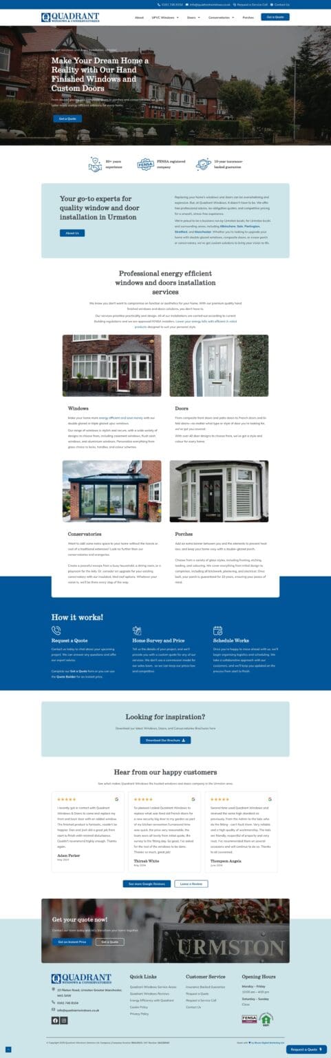 quadrant windows portfolio image