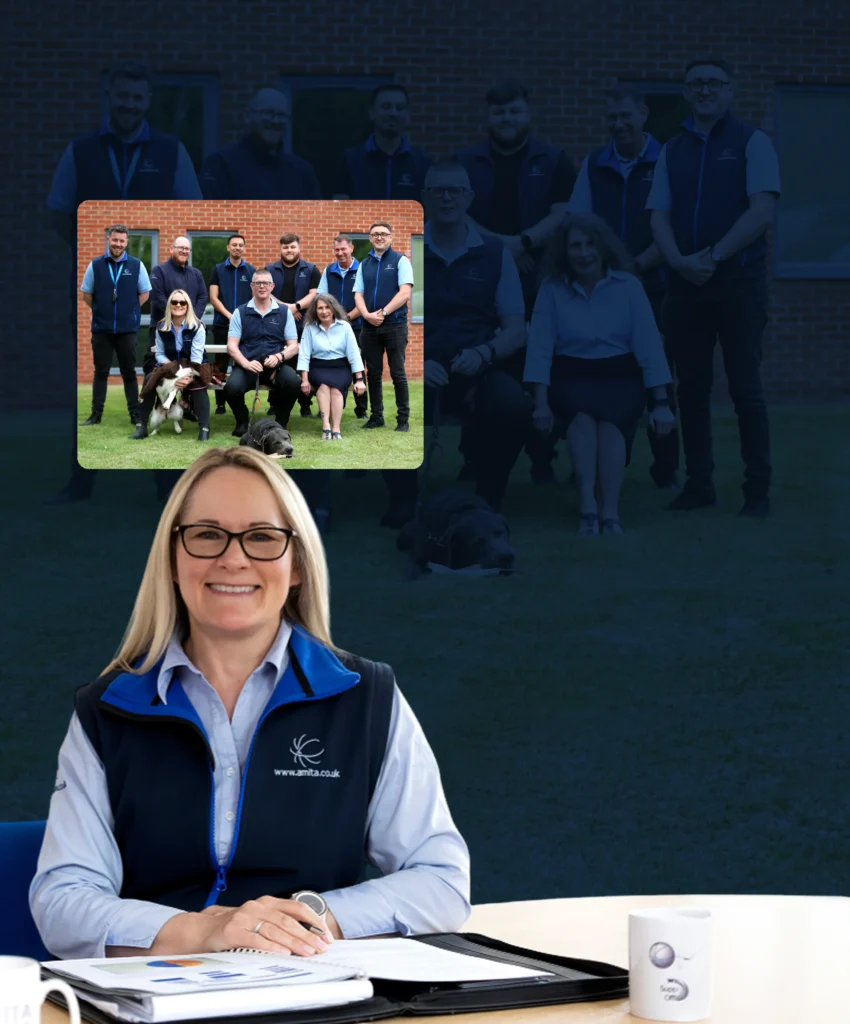 A group photo of the Mandy Amita team, showcasing teamwork and collaboration.